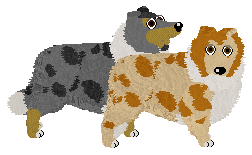 Shetland Sheepdog - Lime Green Flamingos